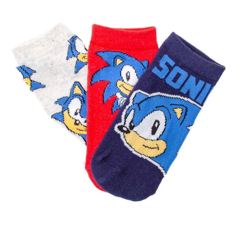 КОМПЛЕКТ ДЕТСКИ ЧОРАПИ 3БР. EZ06037 SONIC PACK2