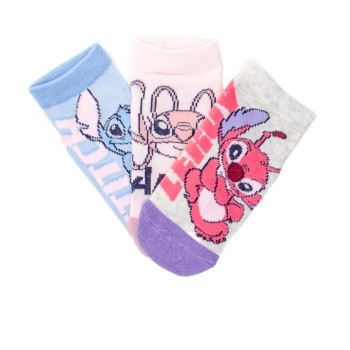 КОМПЛЕКТ ДЕТСКИ ЧОРАПИ 3БР. EZ06018 LILO&STITCH PACK2