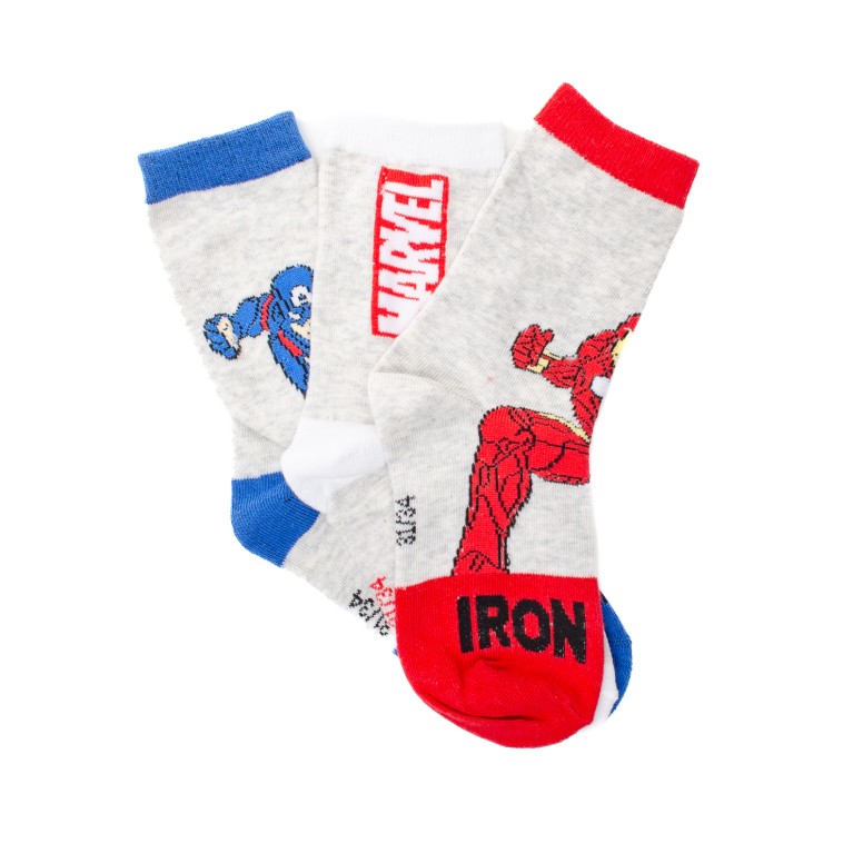КОМПЛЕКТ ДЕТСКИ ЧОРАПИ 3БР. EZ06027 AVENGERS PACK1
