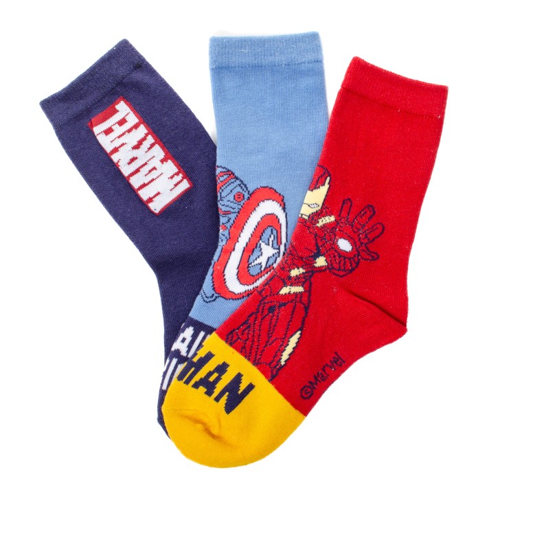 КОМПЛЕКТ ДЕТСКИ ЧОРАПИ 3БР. EZ06027 AVENGERS PACK2