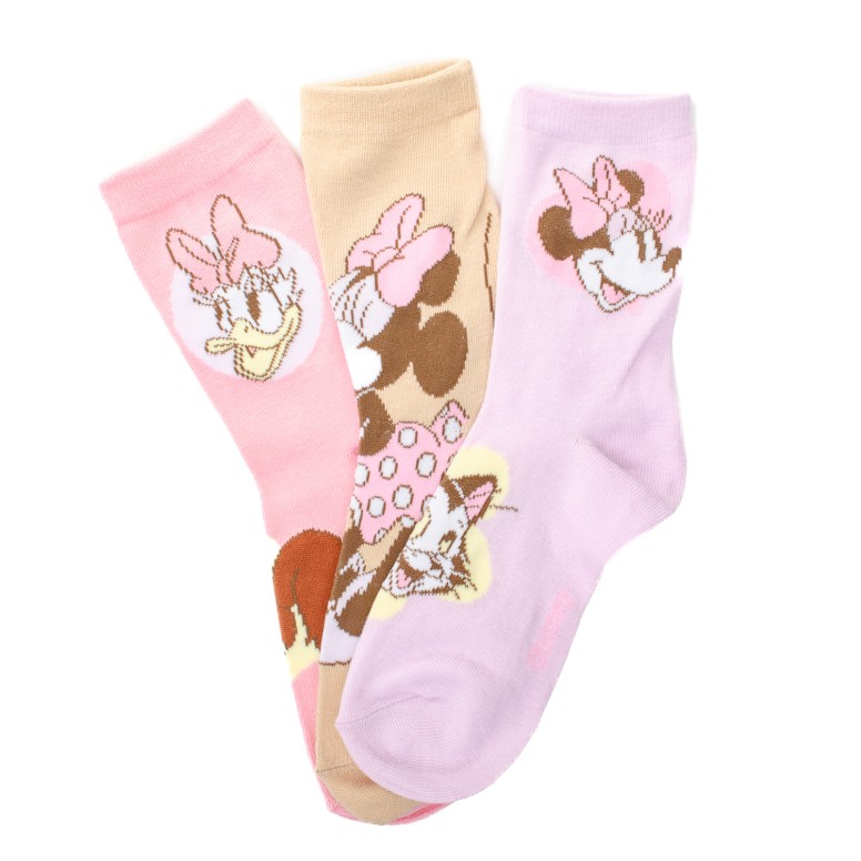 КОМПЛЕКТ ДЕТСКИ ЧОРАПИ 3БР. HY06036  MINNIE MOUSE PACK2