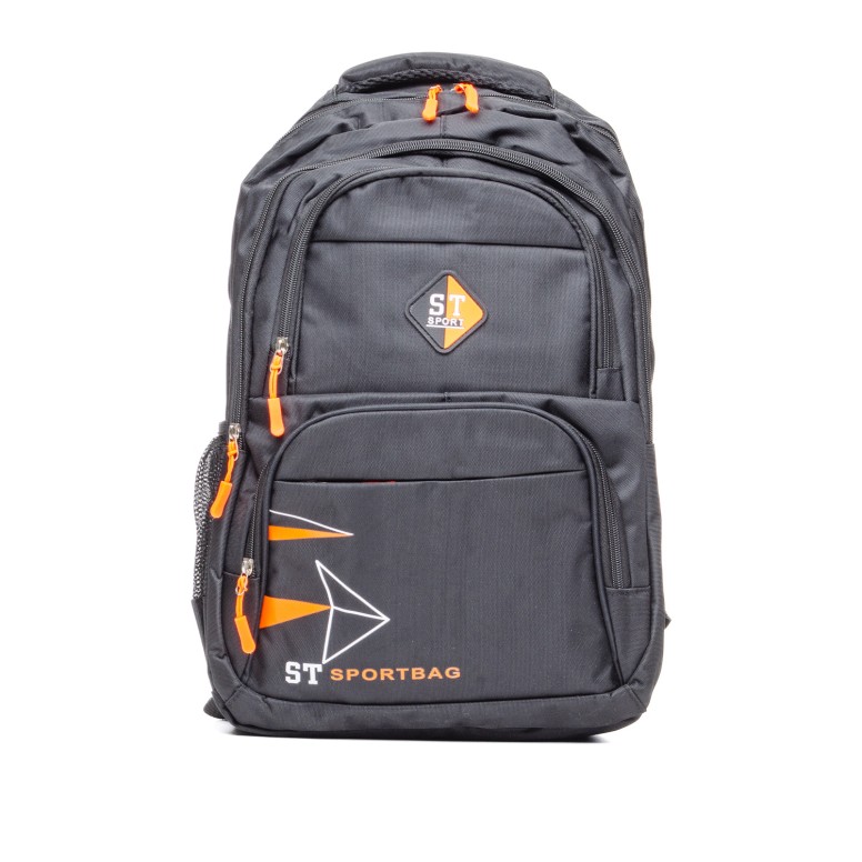 BACKPACK 1203 BLACK/ORANGE MAN