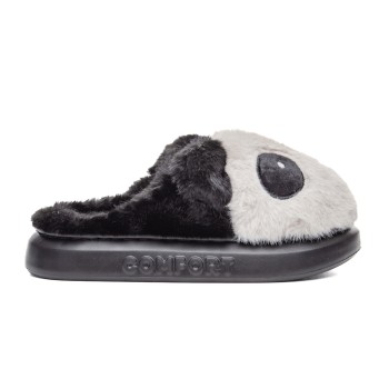 ДАМСКИ ПАНТОФИ 094640 BLACK/GREY