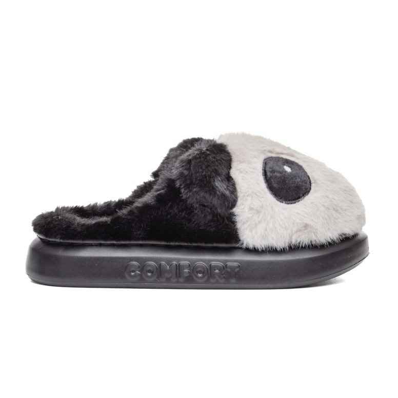 ДАМСКИ ПАНТОФИ 094640 BLACK/GREY