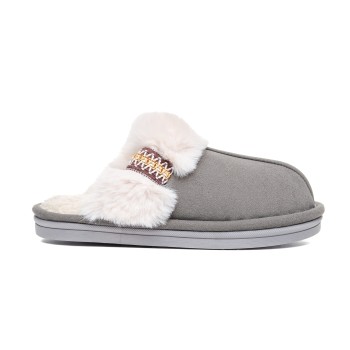ДАМСКИ ПАНТОФИ 094642 GREY
