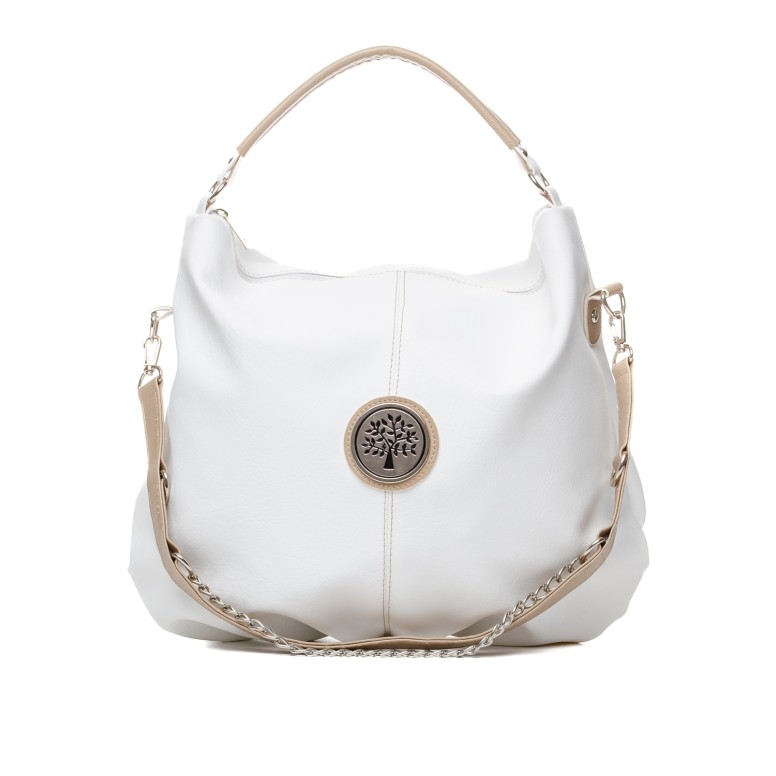 ДАМСКА ЧАНТА 453 WHITE/BEIGE