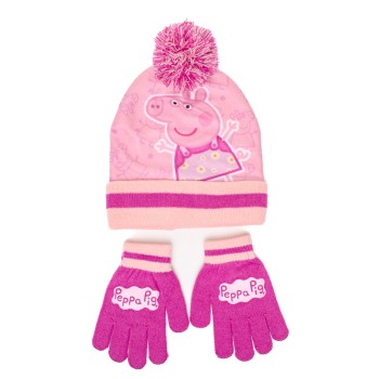 ДЕТСКА ШАПКА И РЪКАВИЦИ 2200010258 PINK PEPPA PIG