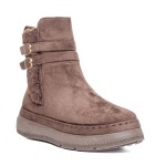 ДАМСКИ БОТИ 163562 BROWN
