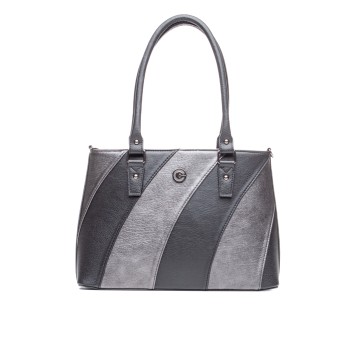 ДАМСКА ЧАНТА BG 3171 BLACK/PLATIN