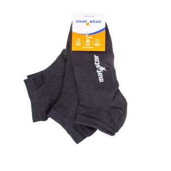 КОМПЛЕКТ 3БР. МЪЖКИ ЧОРАПИ 95197 BLACK 40/46