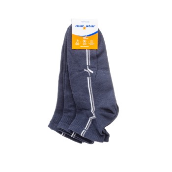 КОМПЛЕКТ 3БР. МЪЖКИ ЧОРАПИ 95199 NAVY 40/46