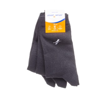 КОМПЛЕКТ 3БР. МЪЖКИ ЧОРАПИ 95200 BLACK 40/46