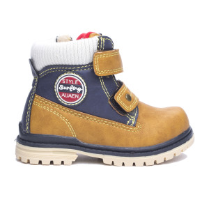 KID`S BOOTS 194008 CAMEL/NAVY № 21/26