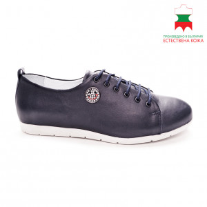 WOMEN`S SHOES 196017 DARK BLUE