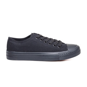 WOMEN′S CANVAS SHOES 163268 BLACK