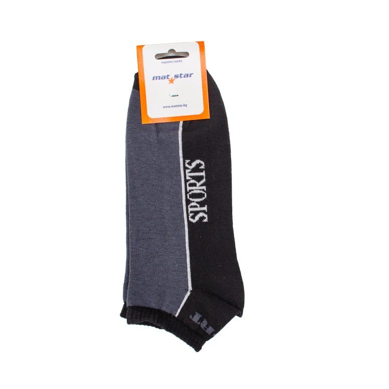 МЪЖКИ ЧОРАПИ 95110 BLACK/GREY 40/46