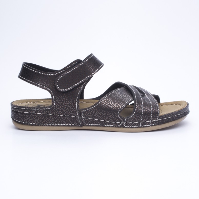 ДАМСКИ САНДАЛИ 154057 BROWN INCI