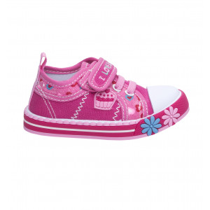 KIDS′ CANVAS SHOES 012115 FUCHSIA № 19/24