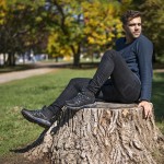 ЮНОШЕСКИ БОТИ 194016 BLACK/NAVY