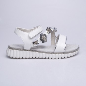 ДЕТСКИ САНДАЛИ 026401 WHITE № 31/35