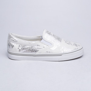 WOMEN′S CANVAS SHOES 163343 WHITE