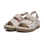 ДАМСКИ САНДАЛИ 154136 FANETTA BEIGE