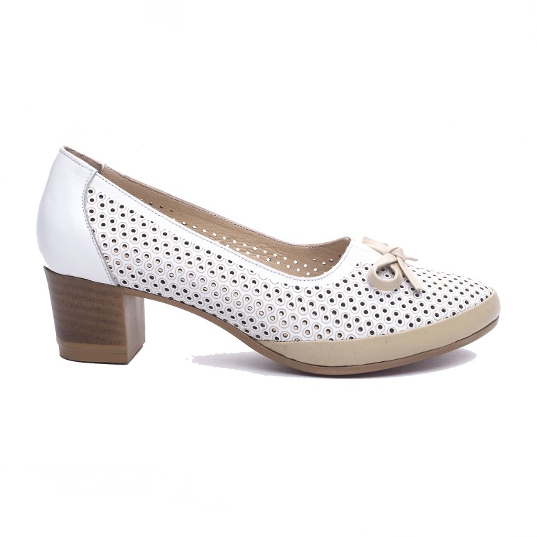 ДАМСКИ ОБУВКИ 635003 WHITE/BEIGE