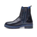 ДАМСКИ БОТИ 611025 BLACK/BLUE