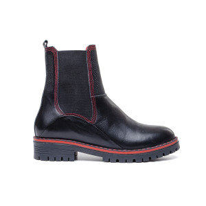 WOMEN′S BOOTS 611025 BLACK/RED