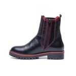 ДАМСКИ БОТИ 611025 BLACK/RED