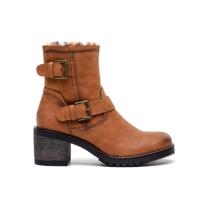 ДАМСКИ БОТИ 029285 BROWN