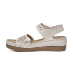 ДАМСКИ САНДАЛИ 154137 FANETTA BEIGE