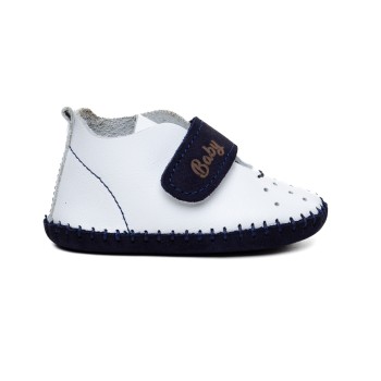 ДЕТСКИ ПАНТОФИ 621027 WHITE/NAVY № 17/20