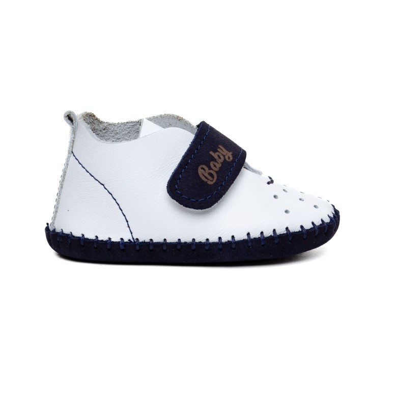 ДЕТСКИ ПАНТОФИ 621027 WHITE/NAVY № 17/20