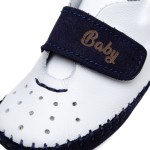 ДЕТСКИ ПАНТОФИ 621027 WHITE/NAVY № 17/20
