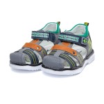ДЕТСКИ САНДАЛИ 018284 GREY № 22/25