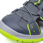 ДЕТСКИ САНДАЛИ 018290 GREY/GREEN № 25/30