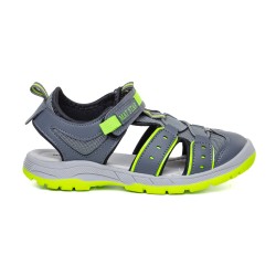 ДЕТСКИ САНДАЛИ 018290 GREY/GREEN № 31/35
