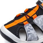 ДЕТСКИ САНДАЛИ 018291 GREY/ORANGE № 25/30