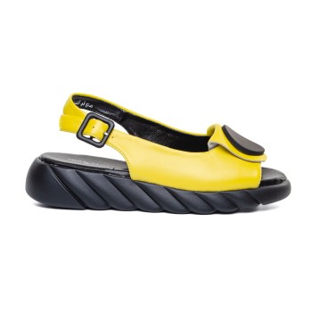 ДАМСКИ САНДАЛИ 028740 YELLOW