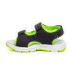 ДЕТСКИ САНДАЛИ 138285 BLACK/GREEN № 28/35