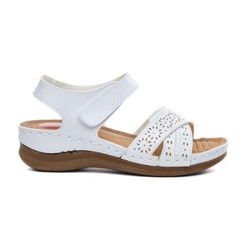 ДАМСКИ САНДАЛИ 693010 WHITE