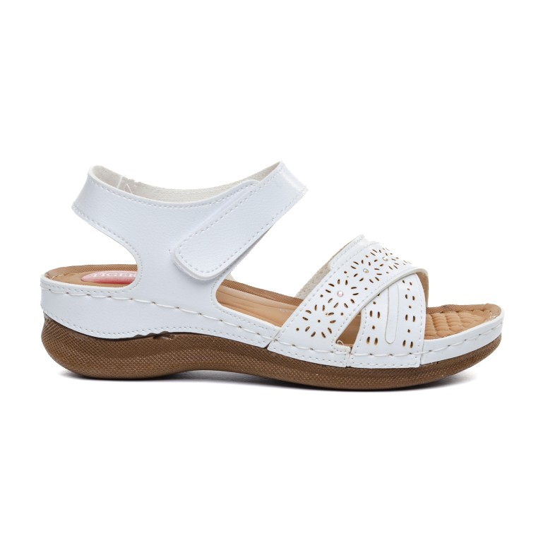ДАМСКИ САНДАЛИ 693010 WHITE