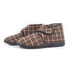 ДАМСКИ ПАНТОФИ 12906 BROWN/BEIGE