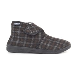 ДАМСКИ ПАНТОФИ 12906 BROWN/GREY