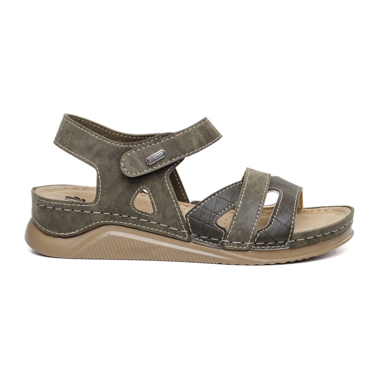 ДАМСКИ САНДАЛИ 154226 KHAKI