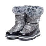 ДЕТСКИ БОТУШИ 026481 BLACK/SILVER № 27/32