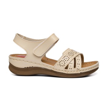 ДАМСКИ САНДАЛИ 693010 BEIGE