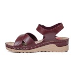 ДАМСКИ САНДАЛИ 693020 BORDO