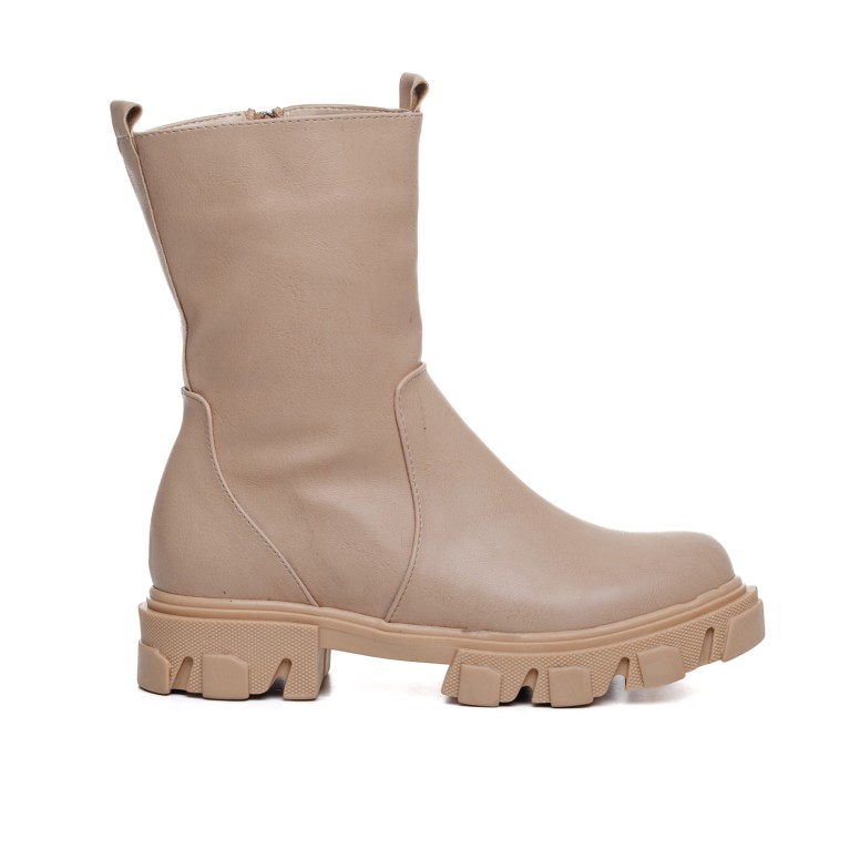 ДАМСКИ БОТИ 725014 BEIGE